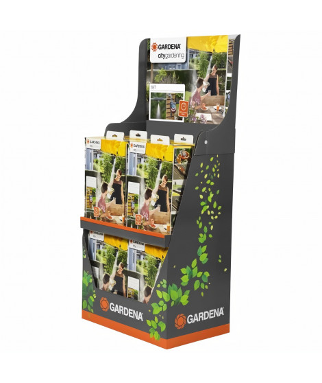 GARDENA Présentoir de 8 kits de brumisation + Programmateur Easy Plus