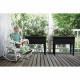 ELHO Table de culture XXL Green Basics - Noir vif