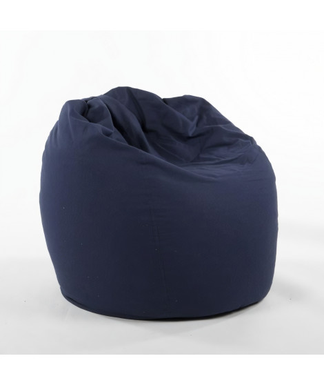 Poire LANA Coton Bleu marine - D 75 x H 110 cm