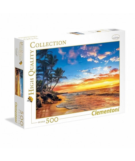 PUZZLE 500 pieces - Plage paradisiaque - 49 X 36 cm