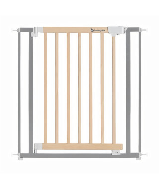 Badabulle Barriere de Sécurité Safe & Protect Bois Métal (73-81,5 cm)