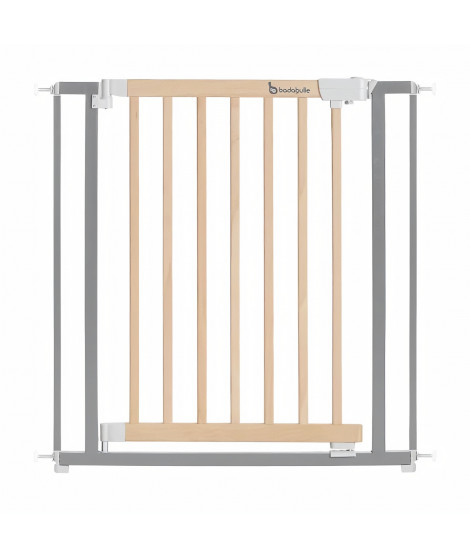 Badabulle Barriere de Sécurité Safe & Protect Bois Métal (73-81,5 cm)