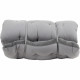 COTTON WOOD Futon Coton velours - 60x120x5 cm - Gris clair et anthracite