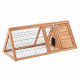 Clapier en sapin Cosie - 118x50x45cm - Bois - Pour lapin