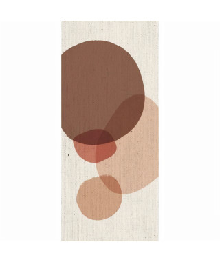 Tapis 100% vinyle VIF 41058 - 1,5 mm - 49,5 x 112 cm - Beige