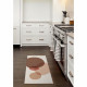 Tapis 100% vinyle VIF 41058 - 1,5 mm - 49,5 x 112 cm - Beige