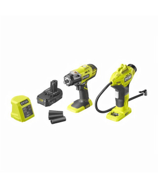 Ryobi - R18IWPI-115G - Duo ONE+ 18V (Boulonneuse + Compresseur)