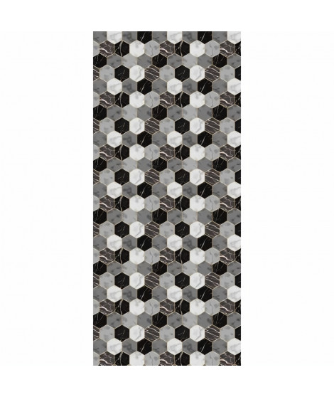 Tapis 100% vinyle VIF 32956 - 1,5 mm - 49,5 x 112 cm - Noir