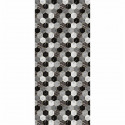 Tapis 100% vinyle VIF 32956 - 1,5 mm - 49,5 x 112 cm - Noir