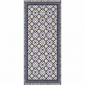 Tapis 100% vinyle VIF 41077 - 1,5 mm - 49,5 x 112 cm - Noir