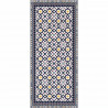 Tapis 100% vinyle VIF 41077 - 1,5 mm - 49,5 x 112 cm - Noir