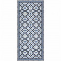 Tapis 100% vinyle VIF 41076 - 1,5 mm - 49,5 x 112 cm - Bleu