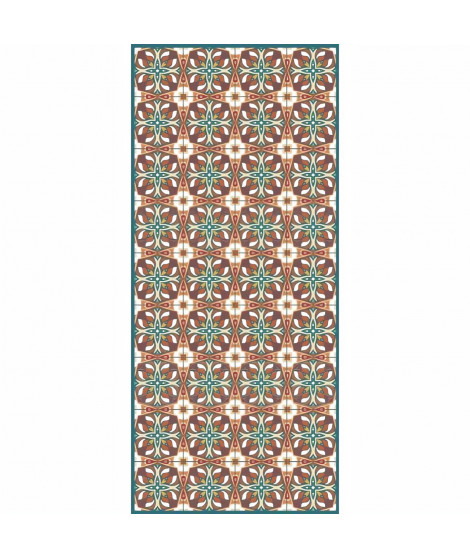 Tapis 100% vinyle VIF 41096 - 1,5 mm - 49,5 x 112 cm - Vert