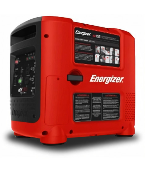 ENERGIZER Groupe électrogene essence Inverter 2800 W 2600 W - démarrage électrique et avec lanceur EZG2800I