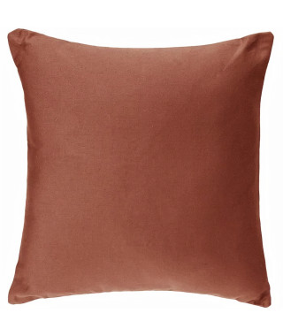 Coussin déhoussable - 38 x 38 cm - Terracotta