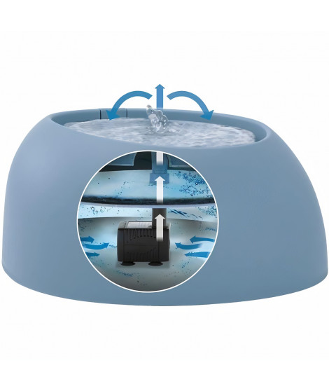 Fontaine a eau Ciottolli bleu 2 L