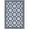 Tapis 100% vinyle VIF 41076 - 1,5 mm - 66 x 95 cm - Bleu