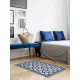 Tapis 100% vinyle VIF 41076 - 1,5 mm - 66 x 95 cm - Bleu