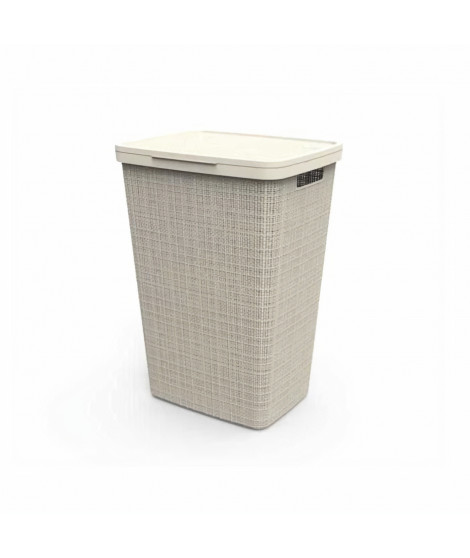 CURVER Coffre a linge Jute 58 L - Beige