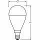 OSRAM Ampoule LED Sphérique dépolie avec radiateur 8W équivalent 60W E14 - Blanc chaud