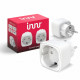 INNR Prise connectée super SLIM - Zigbee 3.0 - Pack de 2 prises Pilotable via Smartphone a distance Max 10A - 240 VAC - 50 Hz