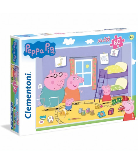 Clementoni - 26438 - SuperColor 60 pieces Maxi - Peppa Pig