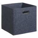 Boîte de rangement 31x31 cm - Feutrine Gris foncé