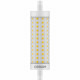 OSRAM Ampoule LED Crayon 118mm - variable 15W équivalent 125W R7S - Blanc chaud