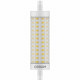 OSRAM Ampoule LED Crayon 118mm - variable 15W équivalent 125W R7S - Blanc chaud