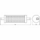 OSRAM Ampoule LED Crayon 118mm - 15W équivalent 125W R7S - Blanc chaud