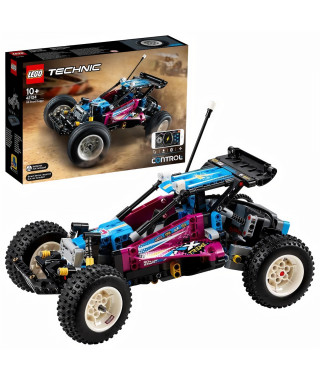 LEGO Technic 42124 Buggy tout-terrain a piloter avec CONTROL+ App, Jouet de construction de voiture RC rétro