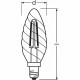 OSRAM Ampoule LED Flamme torsadée clair filament - 4 W  40 W - E14 - Blanc chaud