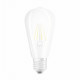 OSRAM Ampoule LED Edison clair filament - 7W équivalent 60W E27 - Blanc chaud