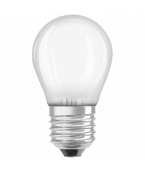 OSRAM Ampoule LED Sphérique verre dépoli - 7 W  60 W - E27 - Blanc chaud
