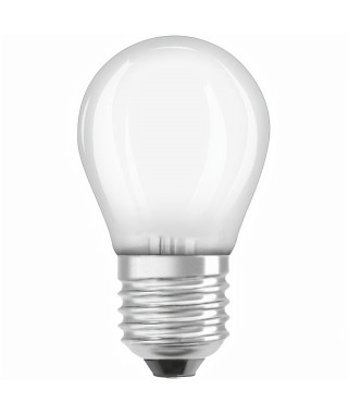 OSRAM Ampoule LED Sphérique verre dépoli - 4 W  40 W - E27 - Blanc froid