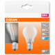 OSRAM Boite de 2 Ampoules LED Standard verre dépoli - 7,5W équivalent 75W E27 - Blanc froid