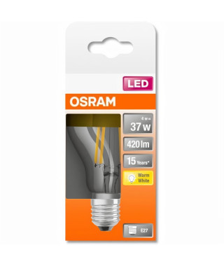 OSRAM Ampoule LED Standard clair filament Mirror or - 4W équivalent 37 E27 - Blanc chaud