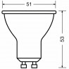 OSRAM Boite de 3 Spots PAR16 LED 36° verre - 2,6W équivalent 35W GU10 - Blanc chaud