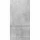 Vitrine 1 Porte Blanc Laqué brillant & façade Beton - L 60 cm - GENOVA
