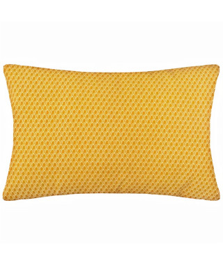 Coussin motif Otto - 30 x 50 cm - Jaune ocre