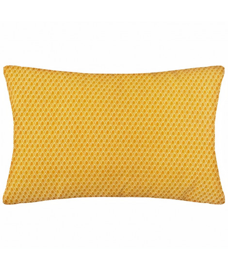 Coussin motif Otto - 30 x 50 cm - Jaune ocre