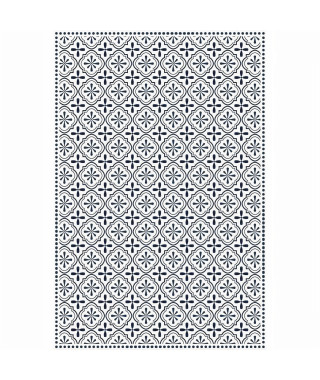 Tapis 100% vinyle VIF 23617 - 1,5 mm - 120 x 180 cm - Bleu