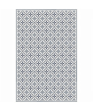 Tapis 100% vinyle VIF 23617 - 1,5 mm - 120 x 180 cm - Bleu