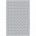 Tapis 100% vinyle VIF 23617 - 1,5 mm - 120 x 180 cm - Bleu