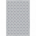 Tapis 100% vinyle VIF 23617 - 1,5 mm - 120 x 180 cm - Bleu