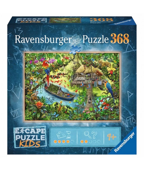 Puzzle 368 pieces - Escape puzzle Kids - Un safari dans la jungle