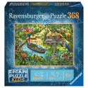 Puzzle 368 pieces - Escape puzzle Kids - Un safari dans la jungle