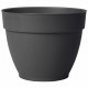 DEROMA Pot de fleurs a reserve d'eau Ninfea R Anthracite - 30 cm