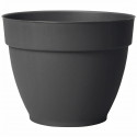 DEROMA Pot de fleurs a reserve d'eau Ninfea R Anthracite - 34 cm