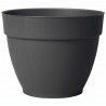 DEROMA Pot de fleurs a reserve d'eau Ninfea R Anthracite - 22 cm